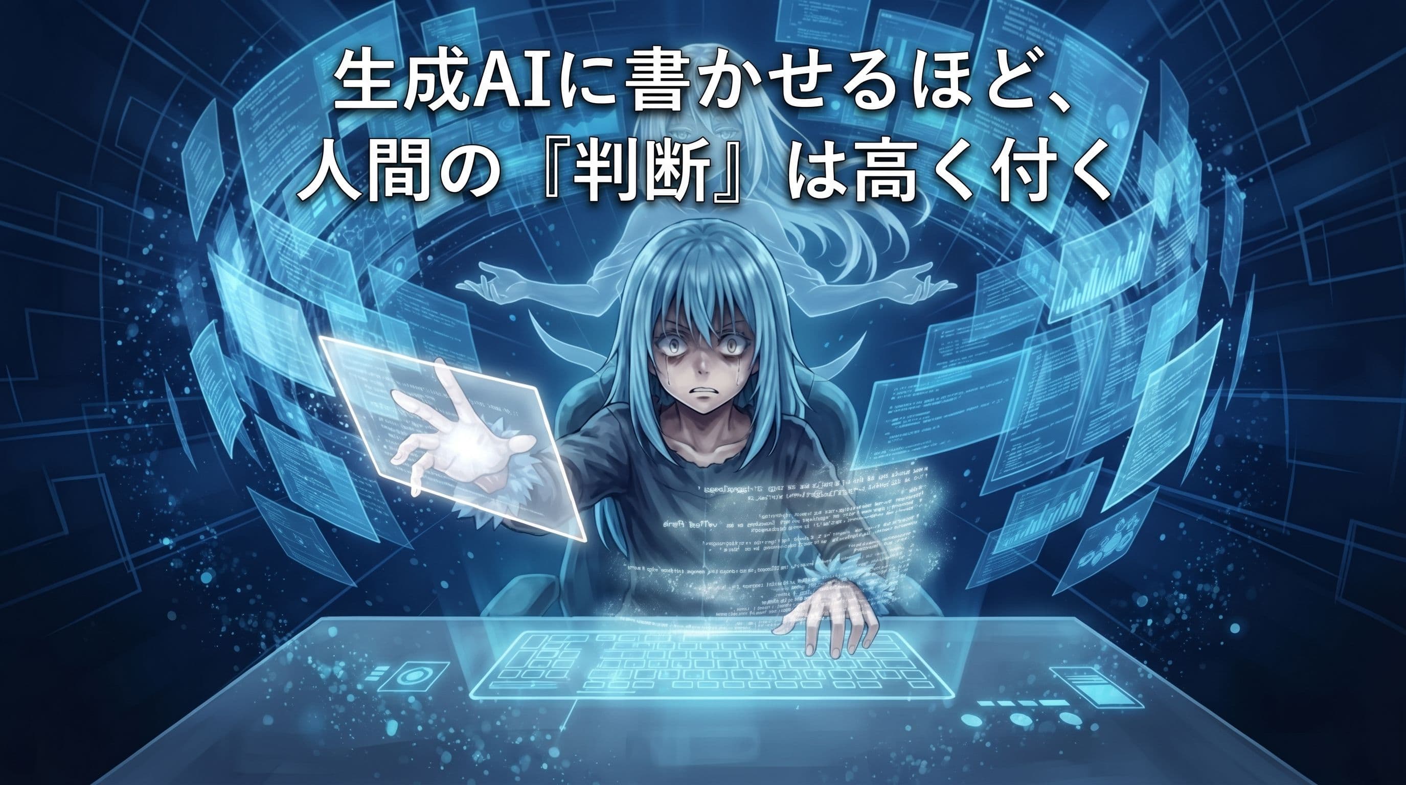 生成AIに書かせるほど、人間の『判断』は高く付く